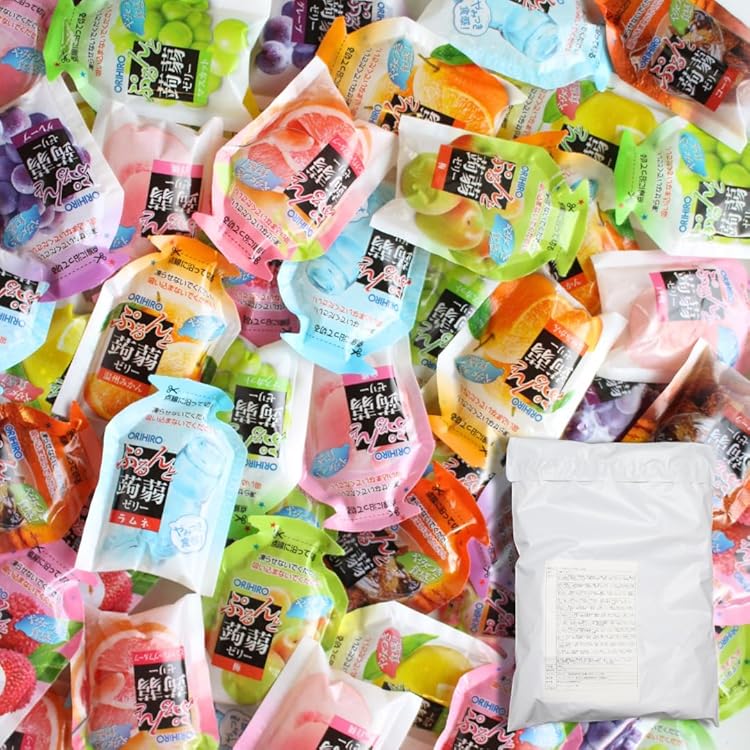 Amazon.co.jp: オリヒロ ぷるんと 蒟蒻ゼリー 2000g 11種 お徳用 大